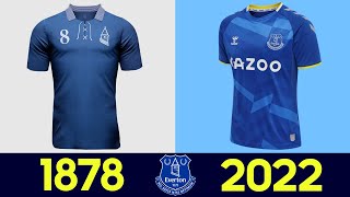 ⚽ The Evolution of Everton F.C. Football Kit 2021-22 | All Everton Football Jerseys in History 2022