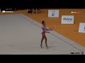 Carmela Perez Mazas Club Ritmo- Nacional 2022 Zaragoza