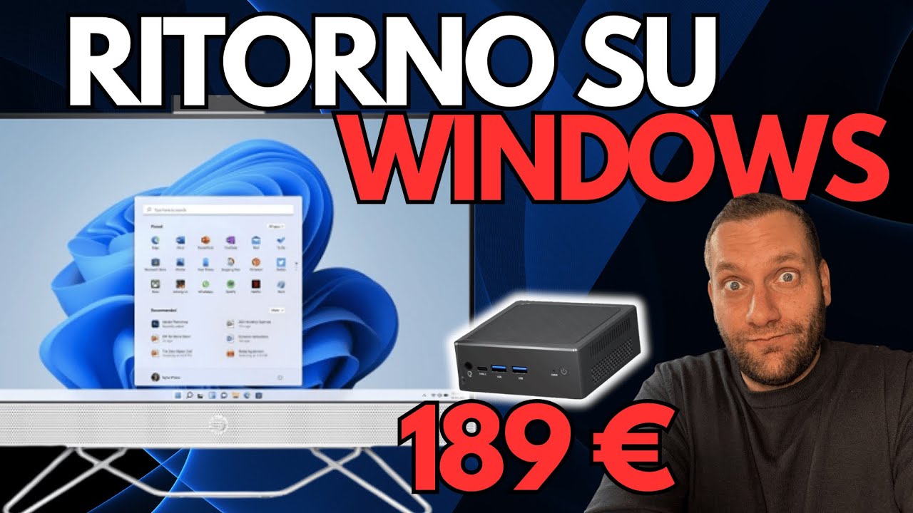 Ritorno su Windows dopo anni... su un Mini PC da 189€! (Intel N95 + Windows 11)