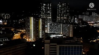Indahnya Pemandangan malam dari Balkon Apartemen