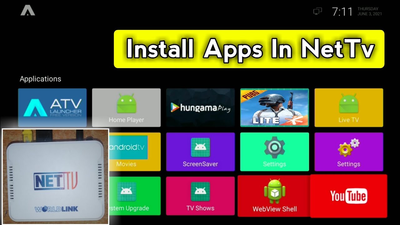 Install Apps In NetTv | Without SD Card