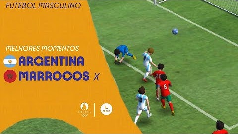 Argentina X Marrocos - Futebol Masculino - Olimpíadas Virtuais 2024 - Melhores Momentos