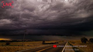 BIG Texas Storms & Perhaps A Tornado? Live Storm Chase