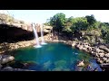 krang Suri Waterfall With Shimmering Blue Water (4K)