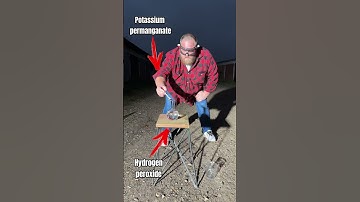 Hydrogen Peroxide and Potassium Permanganate: An Unexpected Experiment!