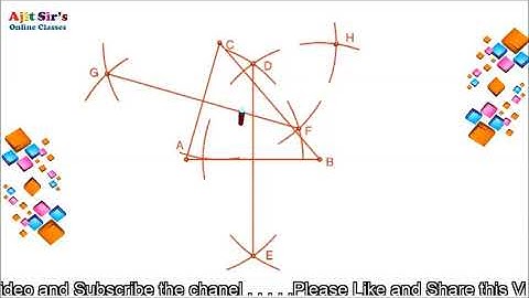Class 7: Chapter-1: Mathematics: Perpendicular bisectors of all sides of triangle-animated