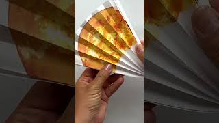 DIY Paper Fan Planets 🪐🌎 #shorts