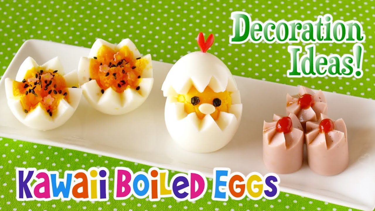 Kawaii Boiled Egg Decoration Ideas かわいい卵の飾り切り - OCHIKERON - CREATE EAT HAPPY | ochikeron