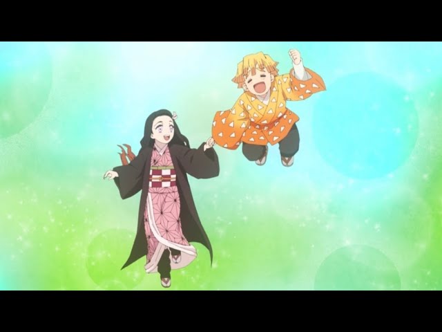 zenitsu and nezuko moments | demon slayer class=