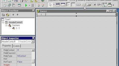 40 Delphi 7 Win32 Компоненты HederControl, StatusBar