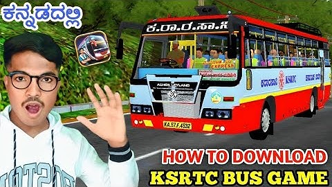 Ksrtc Bus Game 😍 How To Add In Bus Simulator Indonesia In Kannada | Bussid KSRTC Bus Mode |