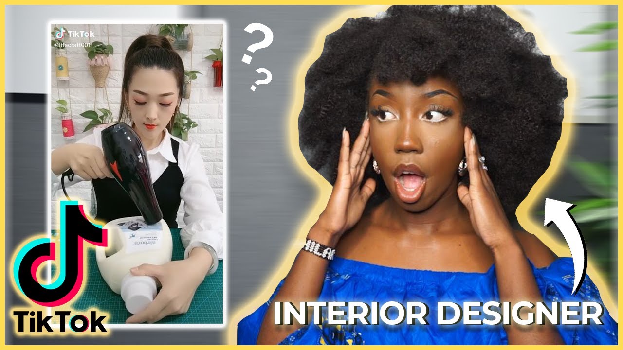 INTERIOR DESIGNER REACTS TO INSANE VIRAL DIY TIKTOKS! * Life Changing ...