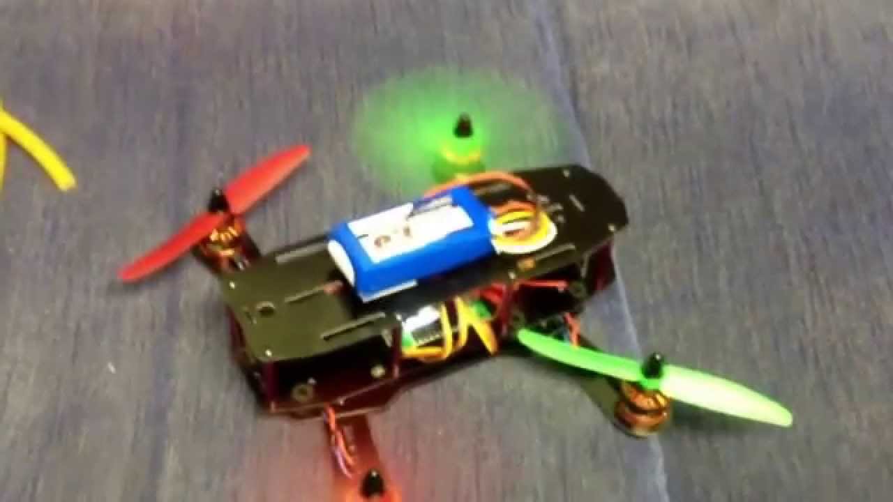 Mini quad kk2 afro 12amp dys 1806 2300kv problems