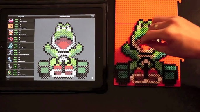 Sonic EXE Play With Me Perler Bead Pattern, Bead Sprites