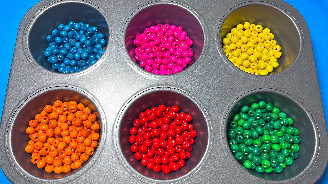 Satisfying ASMR | 🌈Relaxing Rainbow Beads & Fidget Toy Sounds - YouTube