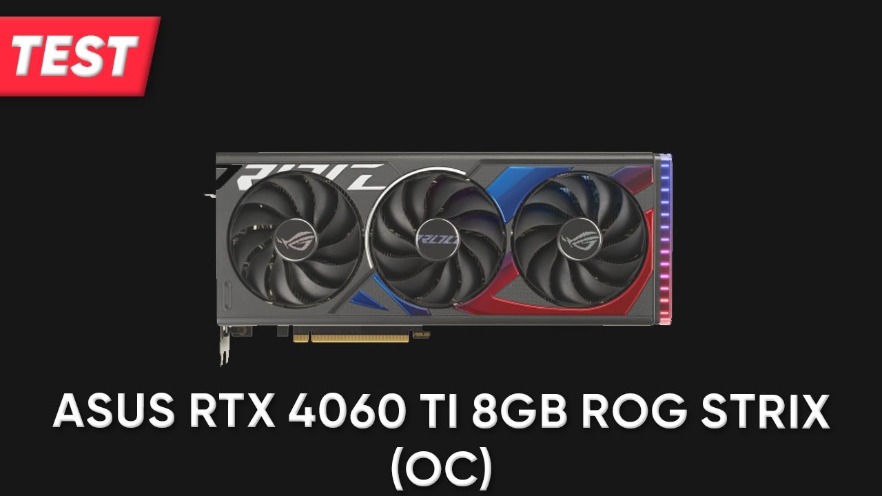 A RTX 4060 MAIS PODEROSA! TESTANDO A RTX 4060 ROG STRIX COM UM