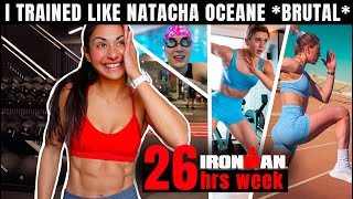 I Trained Like Natacha Oceane... *BRUTAL Ironman Workouts*