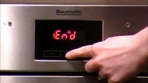 Auto Cooking Function - End (3 Button Timer)