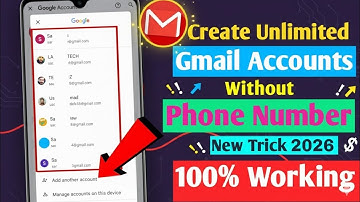 Create Unlimited Gmail Accounts Without Phone Number | Unlimited Gmail Account Create Method 2026