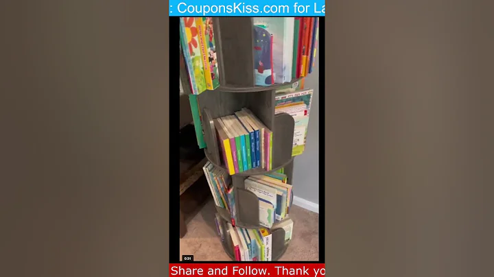 Aheaplus Rotating Bookshelf ✅ - 10% Off #bookshelf #amazon #books