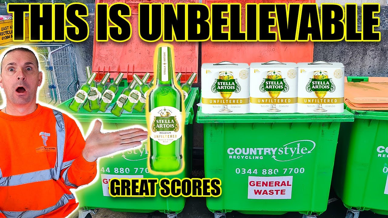 DUMPSTER DIVING -UNBELIEVABLE WHAT GETS THROWN AWAY IN THE STORES