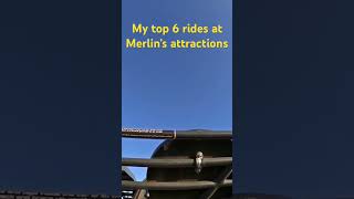 My top 6 rides at Merlin attractions #themepark  #chessingtonworldofadventures #rollercoaster