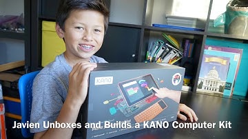 Javien Unboxes and Builds a KANO Computer Kit