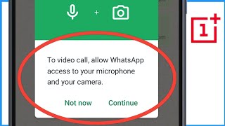 Oneplus Whatsapp Video Call Problem Oneplus Whatsapp Video Call Setting
