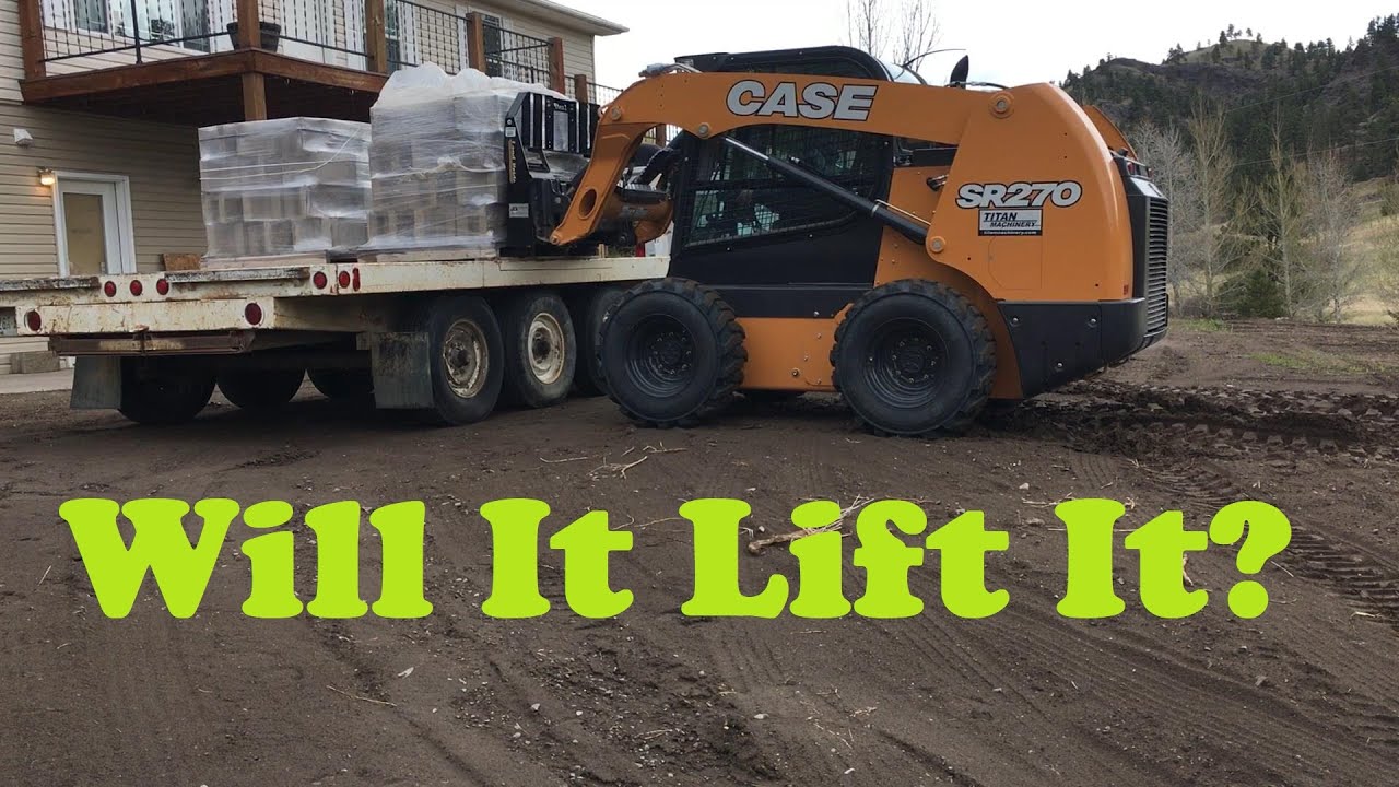 Case SR270 Lifting Retaining Wall Block