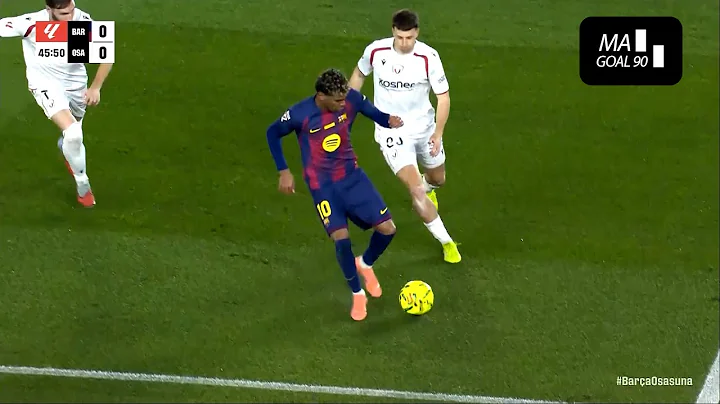 Lamine Yamal vs Osasuna ( Plays Like Ronaldinho & Neymar Jr ) MAGICIAN 2025/26