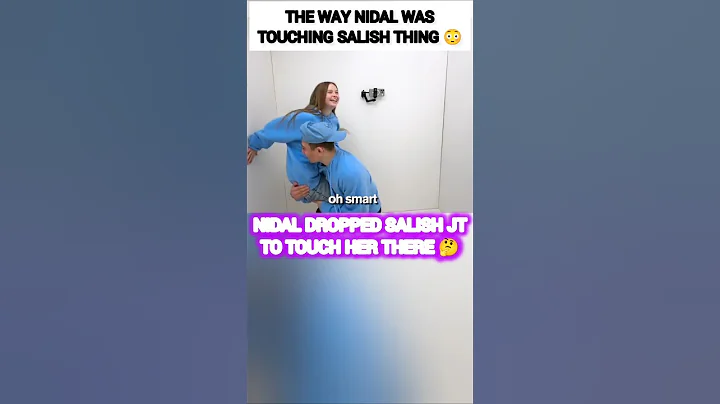 The WAY Nidal Wonder was TOUCHING Salish Matter thing?😳#nalish #shorts #trending #viral #funny #love