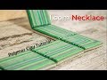 Loom Necklace - Collar cuadrado - Tutorial de arcilla polimérica - Proceso completo | Ana Belchí