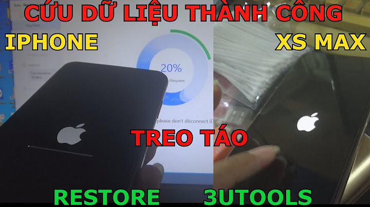 Hướng dẫn restore iphone bằng itunes khi bị treo táo