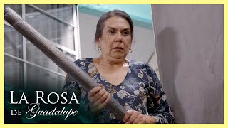 Gloria defiende a su hija a palazos | La rosa de Guadalupe 4/4 | Defensa propia