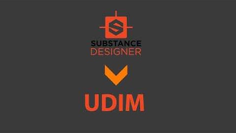 How to use UDIM tiles in Substance Desginer