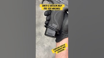 Magazine extension compatible Smith & Wesson M&P magwell by Tyrant CNC #gun