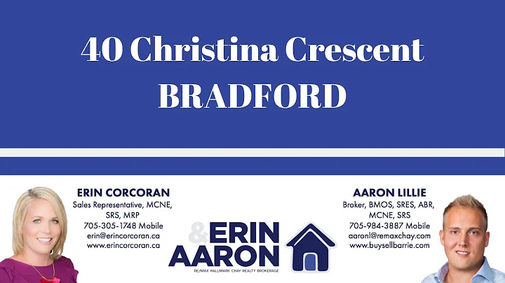 40 Christina Cres., Bradford - FOR SALE