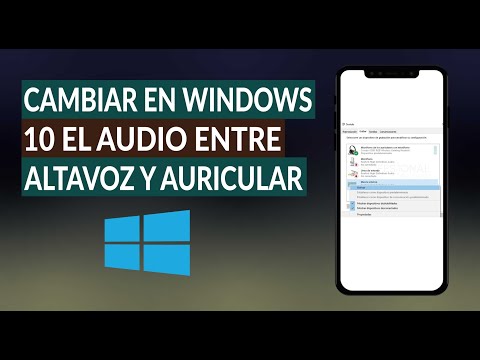 Cómo Cambiar el Audio entre Altavoces y Auriculares en mi PC Windows 10