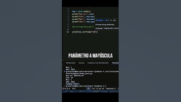 Cómo dar Formato a Fechas en #Python #tutorial #dev #shorts