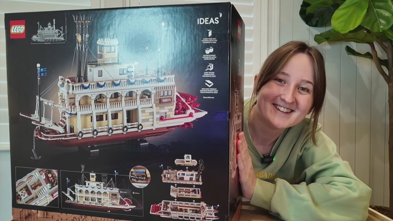 Building LEGO River Steamboat pt. 1 (Streamed 12/14/25) - YouTube