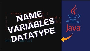 How to Name Variables with Datatypes in Java 2025?