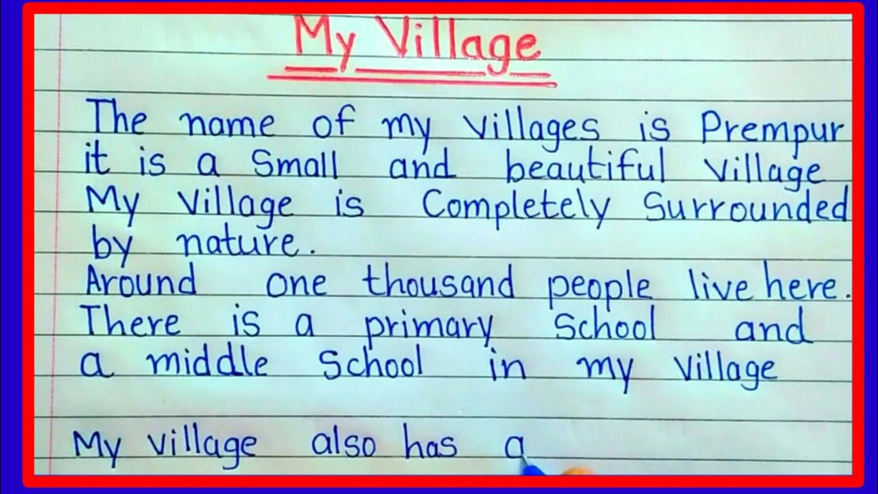 Essay On My Village In English short Essay On My Village How To Essay On My Village In English short Essay On My Village How To