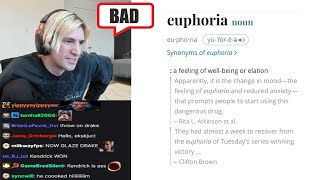 xQc Reacts to "euphoria" by Kendrick Lamar