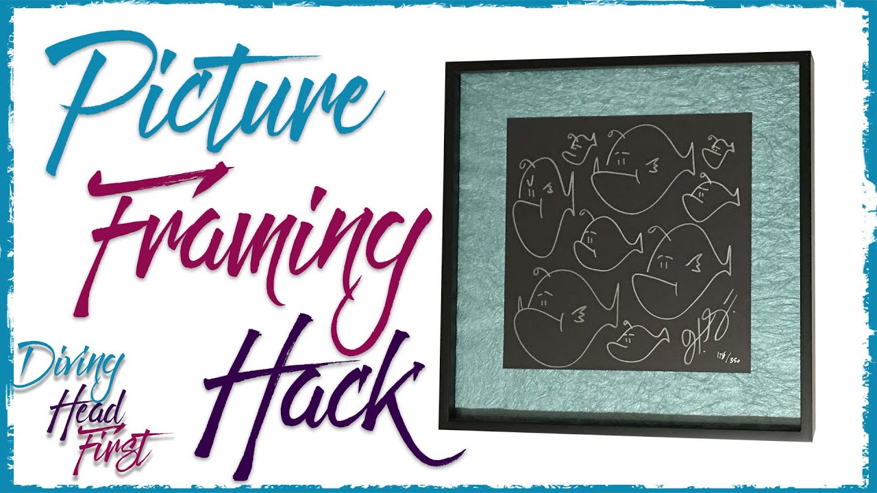 Picture Framing Hack DIY Diving Head First YouTube