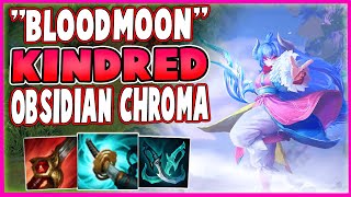 Obsidian Chroma Spirit Blossom KINDRED Is just Blood Moon KINDRED! Spirit Blossom KINDRED Gameplay!