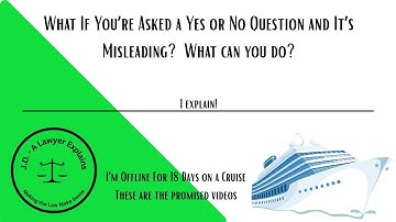 What Can A Witness Do if They are Asked a Misleading Question While Testifying?