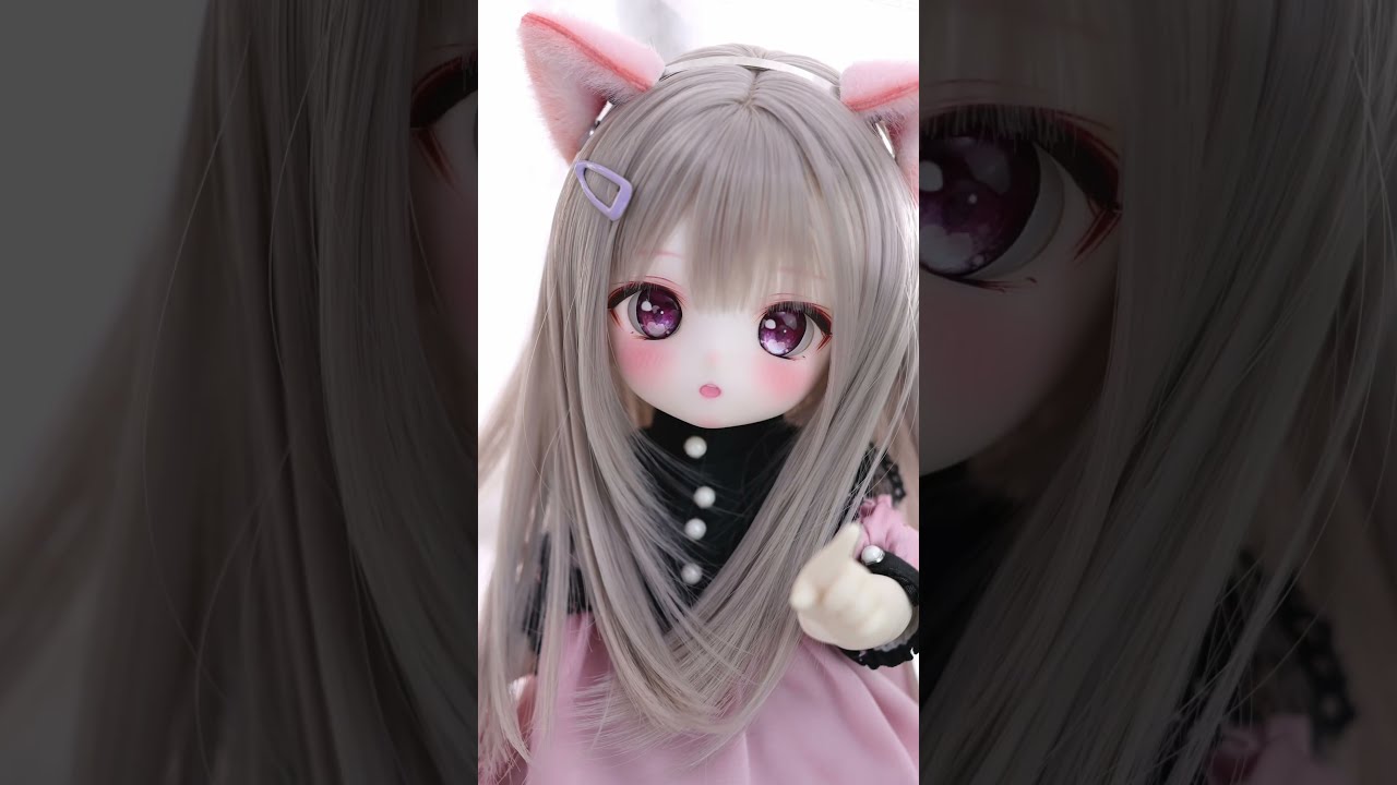 TinyFox メイクヘッド お口が可愛いTinyFoxメイクしたよ🐱カスタムヘッド（doll make