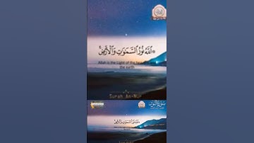 💚 الله نور السموات والأرض 🕌 اجمل تلاوة عطرة من سورة النور 💙🎙👍