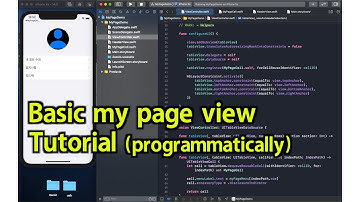 코드로 마이페이지 테이블뷰로 만들기 (swift) how to make my page table view programmatically. tableView header