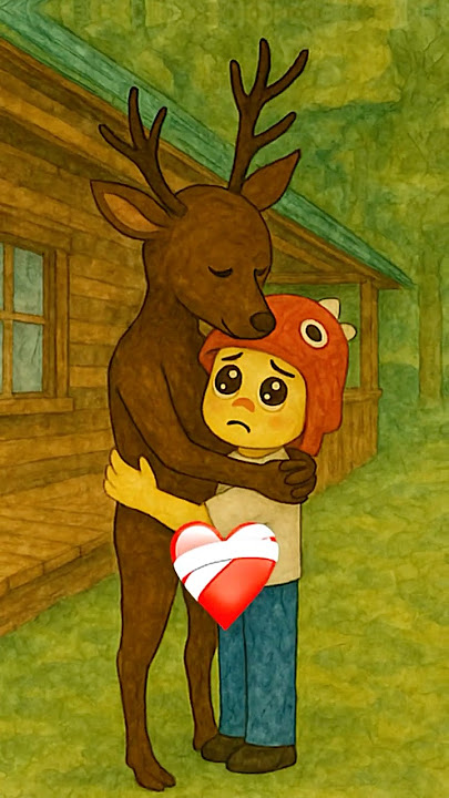 DEER SAVES DINO KID.. 🥺❤️‍🩹